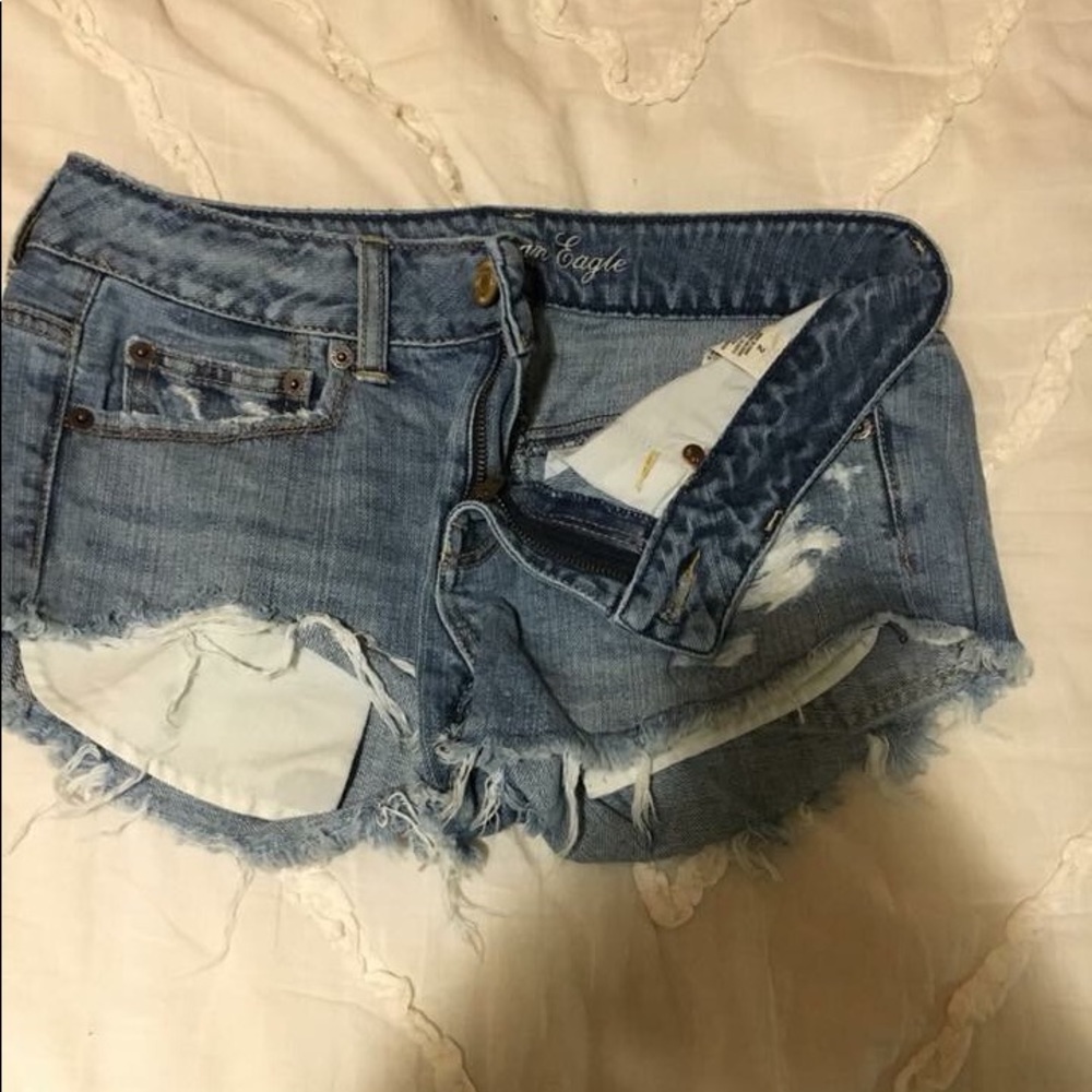 American eagle denim shorts